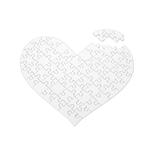 Puzzle Herz 63 Teile